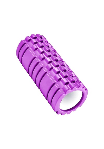 Mor Yüksek Yoğunlukta Orta Sert Deluxe Foam Roller Masaj Köpüğü Pilates Masaj Rulosu Mor Karışık 38335947