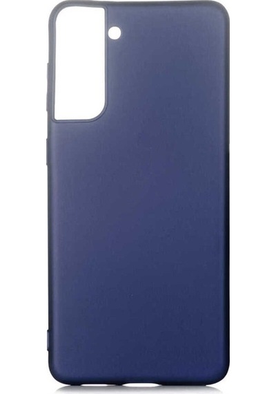 Galaxy S21 Plus Kılıf Zore Premier Silikon Kapak Lacivert