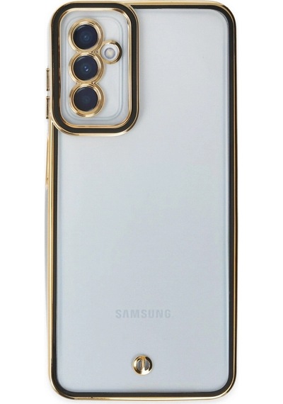 Samsung Galaxy M23 Kılıf Liva Lens Silikon - Siyah Düz Renkli