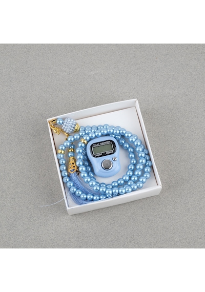 Zikirmatik Elektronik Tesbih Ve 99luk Namaz Tesbih Set 77095721