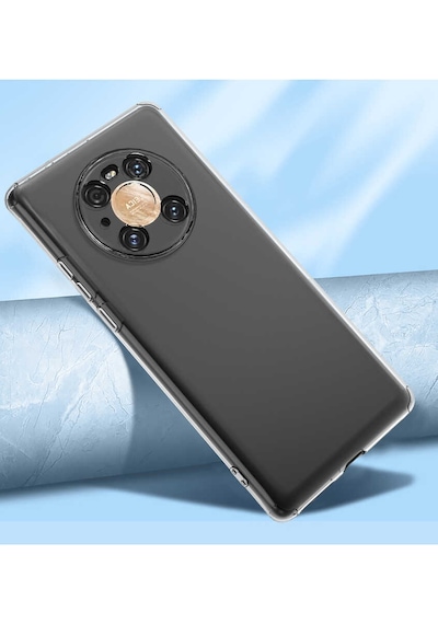 Zore Huawei Mate 40 Pro Kılıf Msra Kamera Korumalı Süper Silikon Kapak - Renksiz Renksiz