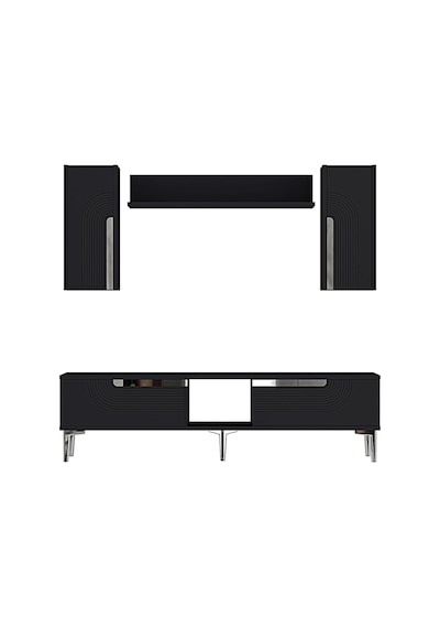 Tvr1502 Meyra Tv Ünitesi Takımı 150cm Antrasit-silver