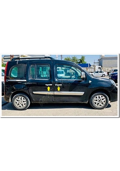 Markadan Renault Kangoo Krom Kapı Kolu 2008 Sonrası 4 Kapı  Paslan