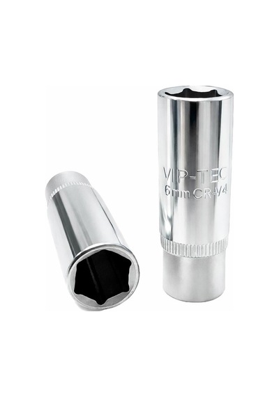 Vip-tec Derin Lokma Anahtar 6 Köşe 1/4x6 Mm