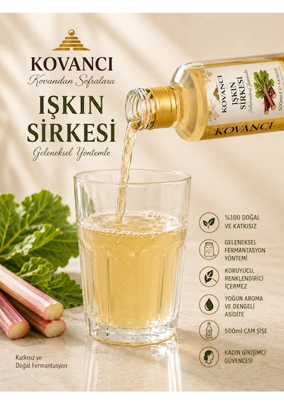 Işkın Sirkesi 500 Ml- Katkısız,doğal Fermente
