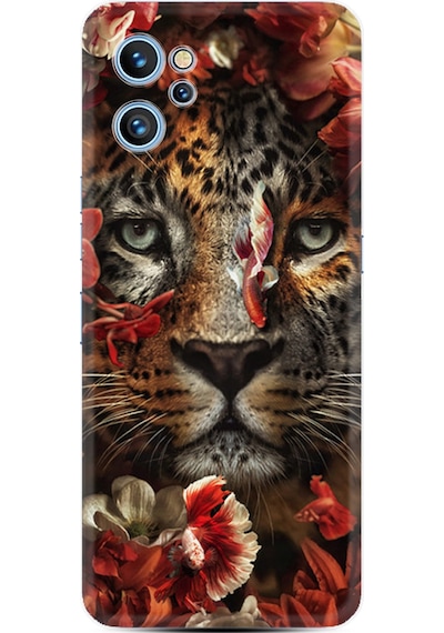 Reeder S19 Max Pro Kılıf Resimli Desenli Baskılı Silikon Flowers Baby Tiger 1336