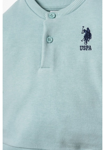 U.S. Polo Assn. Erkek Bebek Nakışlı Yeşil Uzun Kol Pijama Takım Usb3169-c-v2 Usb3169-c-v2