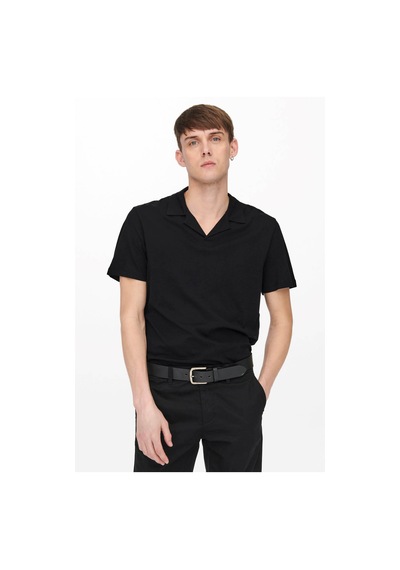 Only & Sons Erkek Onsabraham Polo Yaka T-Shirt 22019294 Siyah Only & Sons Erkek Onsabraham Polo Yaka T-Shirt 22019294 Siyah