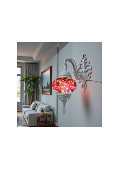 Beyaz Renk Aplik Bordo - 821590560 Bordo