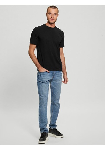 Guess Erkek Siyah T-shirt Çok Renkli