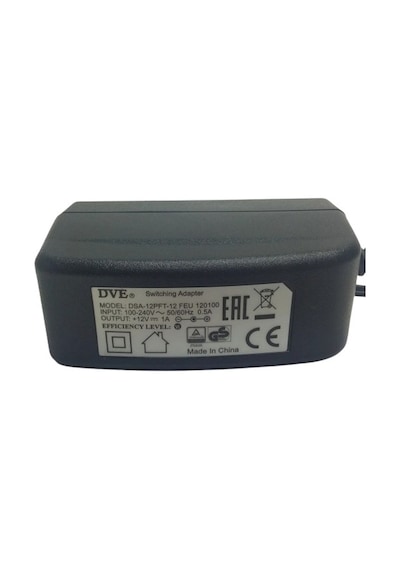 Dve 12v 1a Modem Ve Arduino Uyumlu Plastik Kasa Priz Tipi Adaptör Dsa-12pft-12 Feu