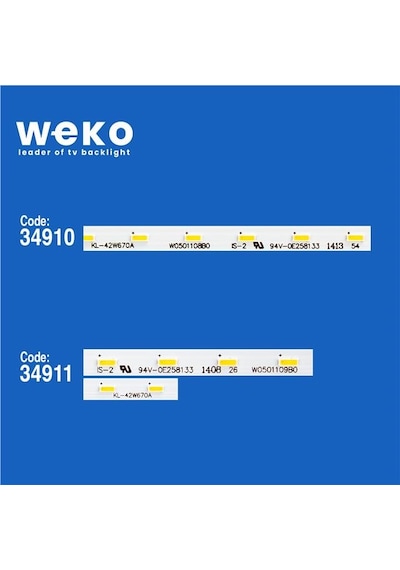 Sony Kdl-42w815b 42'' İnç 2 Adet Tv Led Bar Tvnizin İçindeki Led Barla Aynısı Olduğunu Görmeden Almayınız. Led Bar Ürünlerinde Paket Açıldığında İade Kabul Edilmemektedir.