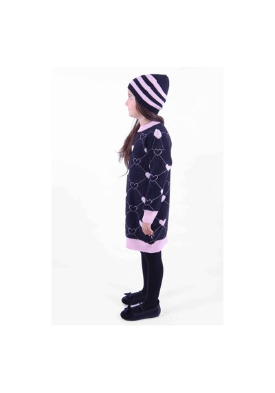 Xo Kids Kız Çocuk Şapkalı Çoraplı Kalıp Desenli Yuvarlak Yakalı Yünlü Elbise 3-7 Yaş 2316 Siyah Xo Kids Kız Çocuk Şapkalı Çoraplı Kalıp Desenli Yuvarlak Yakalı Yünlü Elbise 3-7 Yaş 2316 Siyah