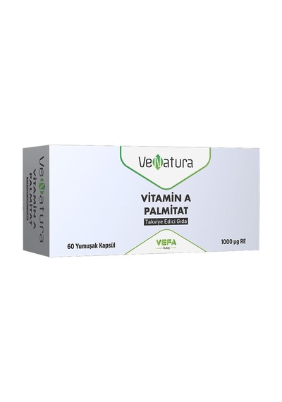 Venatura Vitamin A Palmitat Takviye Edici Gıda 60 Yumuşak Kapsül