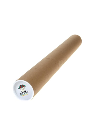 Aboowe Kapaklı Silindir Kutu Rulo Gönderi Tüpü 5Cm X50 Cm 5 Adet