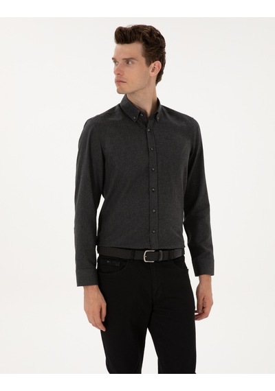 Pierre Cardin Erkek Antrasit Gömlek Desenli 50316751-vr006 Antrasit
