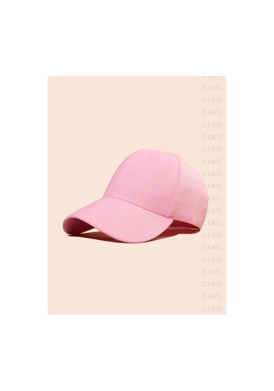 Caxis Toz Pembe Spor Şapka Unisex Arkası Cırtlı Ayarlanabilir
