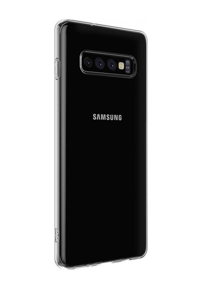 Samsung Galaxy S10 Plus Kılıf Uyumlu Darbeye Dayanıklı 2.0 Mm İnce Şeffaf Silikon Kapak Şeffaf