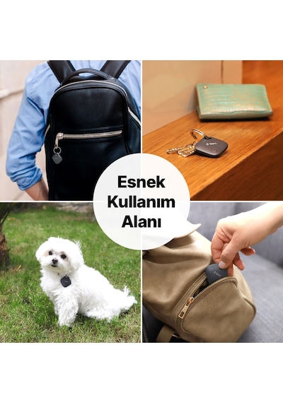 Spoti Apple Lisanslı Bul Uygulaması Uyumlu Sesli Uyarı Bildirimli Akıllı Takip Cihazı