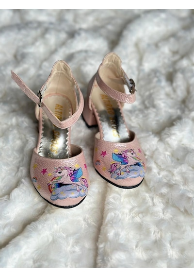 Ga&la Gala Unicorn Baskılı Topuklu Kız Çocuk Ayk 001
