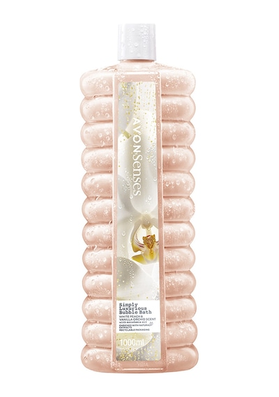 Avon Simply Luxurious Beyaz Şeftali ve Vanilya Orkide Kokulu Banyo Köpüğü 1 L