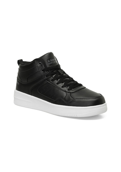 Kinetix Lowner Pu Hı 5pr Siyah Erkek High Sneaker Siyah-k Grı