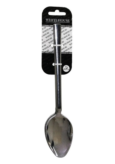 6 Parça Eko Çubuk Sade Metal Yemek Kaşık 2mm 5728