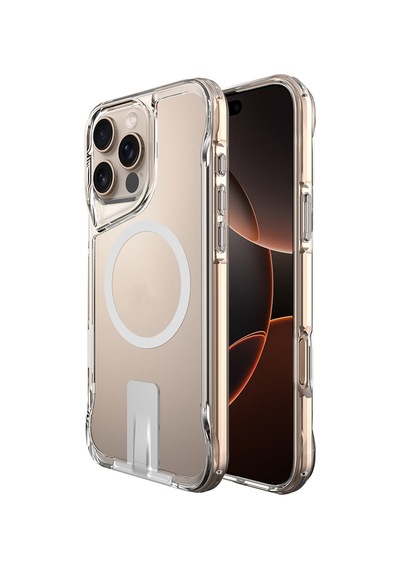 Apple Uyumlu iPhone 16 Pro Kılıf Magsafe Şarj Özellikli Zore T-max Standlı Kapak Casesuar