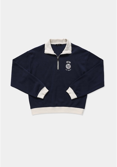Colin's Colins Regular Fit Polo Yaka Nakışlı Kadın Lacivert Sweatshirt Cl1081688 Q1.v2 Nav