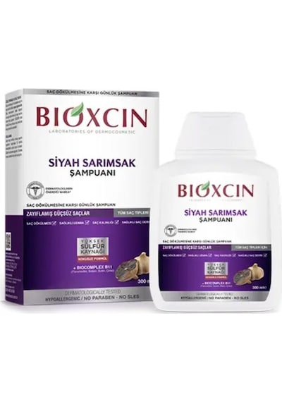 Siyah Sarımsaklı Saç Dökülmesine Karşı Şampuan 300 Ml -vb810