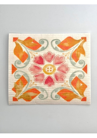 Swedish Dishcloth İsveç Bezi Otantik Desenler 3'lü Paket, Sürdürülebilir, Tekrar Kullanılabilir, Tüm Yüzeylere Uygulanabilir, Makinede Yıkanabilir Belirtilmemiş