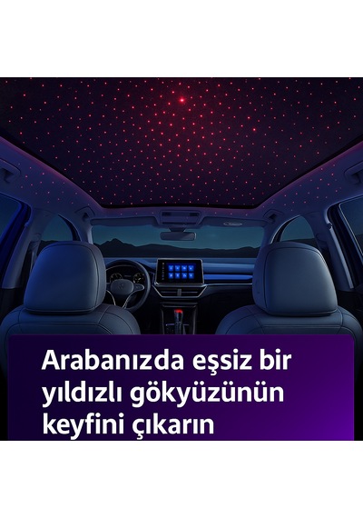 66w Led Işık Tavan Aydınlatmalı 4ın1 Çift Kablolu Hızlı Şarj 3.4a