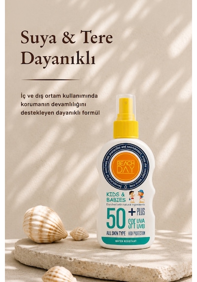 Beach Day Kids & Babie Supreme Complex Broad  Milk SPF50+ 150 ML