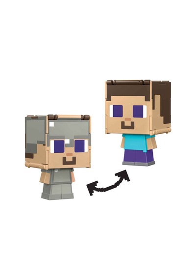 Mınecraft Flıppın' Fıgs Asst Pınk Axolotl + Blue Axolotl Jpn15