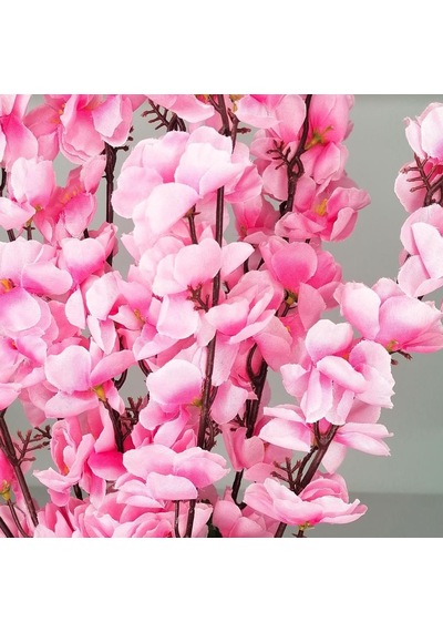 Yapay Çiçek Bahardalı Japon Kiraz Çiçeği 9 Dallı 57Cm Pembe