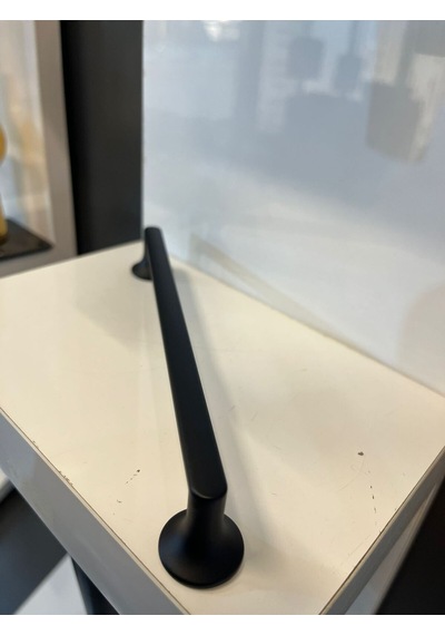 Turn Metal Kulp 160mm Mat Siyah Dolap Kapak Modern Çekmece Mobilya Kulbu Tv Ünite Komidin Konsol Mat Siyah