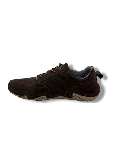 Sayar 362-26 Hakiki Nubuk Deri Comfort Casual Erkek Ayakkabı Kahverengi