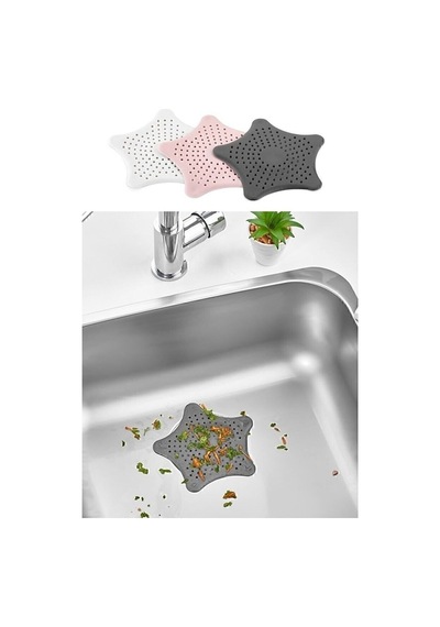 2 Adet Yıldız Lavabo Ve Küvet Süzgeci, Lavabo Tıkacı M-114 Plastik Diğer