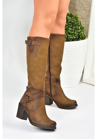 Fox Shoes Vizon Kadın Çizme C674250109 Vizon