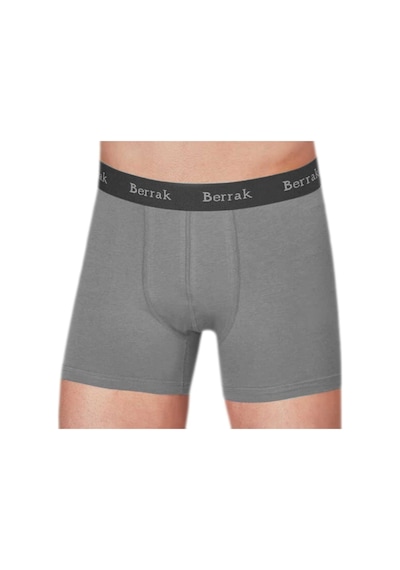 6 Adet Gri Renk Modal Boxer Gri