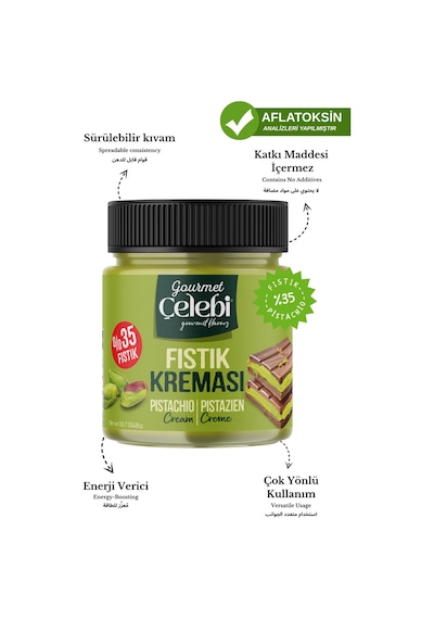 Antep Fıstık Kreması 200 Gr - Gerçek Antep Fıstık Kreması