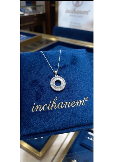 İncihanem Parıltı Çemberi Kolye Gümüş