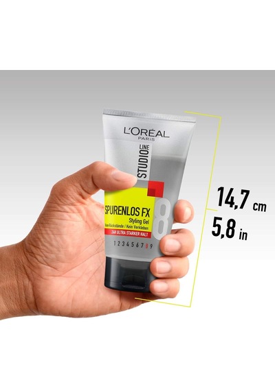 Studio Line Traceless Fx Styling Gel 24h Ultra Güçlü Tutuş Kalıntı Bırakmadan Pürüzsüz Saçlar İçin Mineral Zenginleştirilmiş Formül