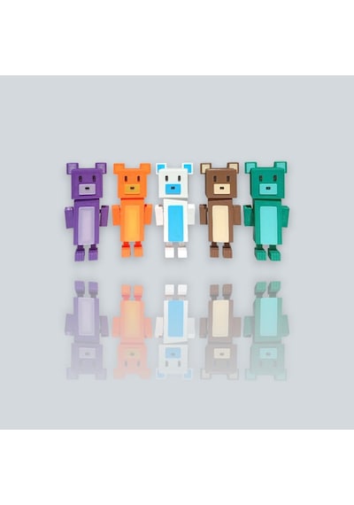 Super Adventure Bears - Ayı , Baaren Ve Şika Kaliteli Loy3d 9 Cm 5