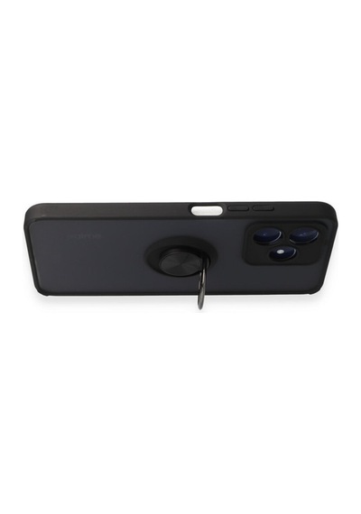 Realme C53 İçin Kamera Korumalı Yüzüklü Kılıf - Leke Tutmaz Mat Ve Dayanıklı Yapı