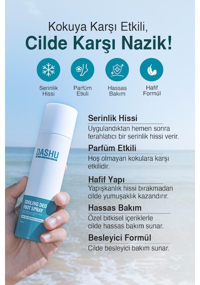 Dashu Daily Cooling Deo Foot Spray 150 ML