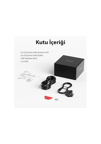 Viofo Rwc200 Ip67 Su Geçirmez A229 Pro / Plus Uyumlu 2k Quad Hd Dış Arka Kamera