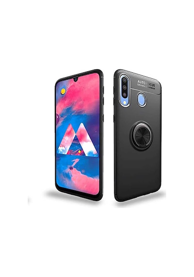 Samsung Uyumlu Galaxy A20s Kılıf Zore Ravel Silikon Kapak Kırmızı