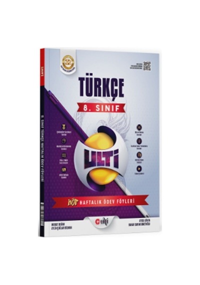 8. Sınıf Lgs Türkçe Haftalık Ödev Föyleri Ulti Yayınları
