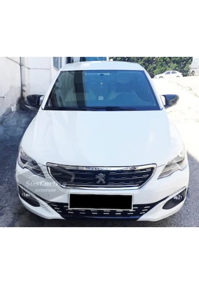 ŞüsCarOto Peugeot 301 2012-2019 Batman Yarasa Ayna Kapağı Piano Black ABS Plastik (00)